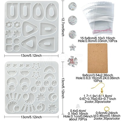 DIY Earring Making Kit DIY-YW0008-53-1