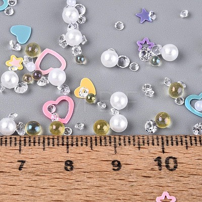Plastic & Resin & Glass Shining Nail Art Glitter MRMJ-T080-13D-1