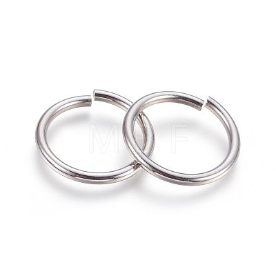 Tarnish Resistant 304 Stainless Steel Saw Cut Open Jump Rings STAS-P212-25P-08-1