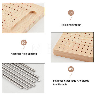   1Pc Wooden Blocking Board TOOL-PH0001-62-1