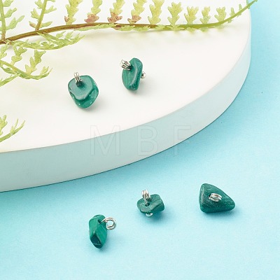 Natural Mixed Gemstone Pendants PALLOY-JF00736-1