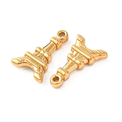 304 Stainless Steel Pendants STAS-K303-07A-G-1