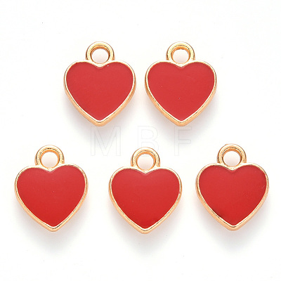 Alloy Enamel Charms X-ENAM-S121-041-1