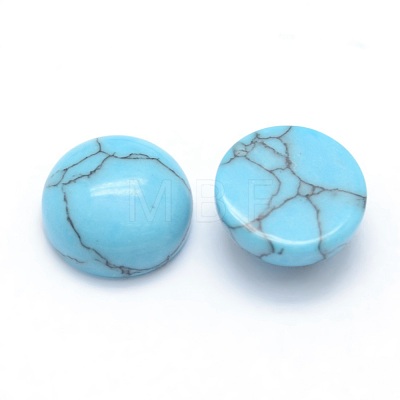 Synthetic Turquoise Cabochons G-P393-R13-10MM-1