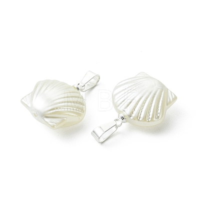 ABS Plastic Imitation Pearl Pendants PALLOY-JF05617-1