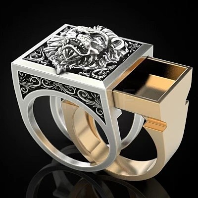Alloy Finger Rings for Men FS-WG563D5-04-1
