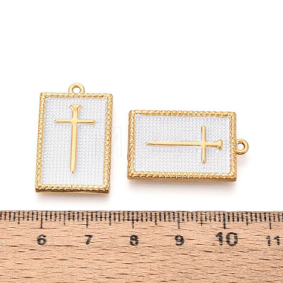 304 Stainless Steel & Spray Painted Pendants STAS-T073-65B-G-1