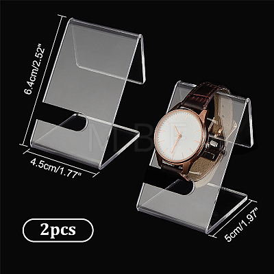 Transparent Acrylic Watch Display Stands ODIS-WH0029-59-1