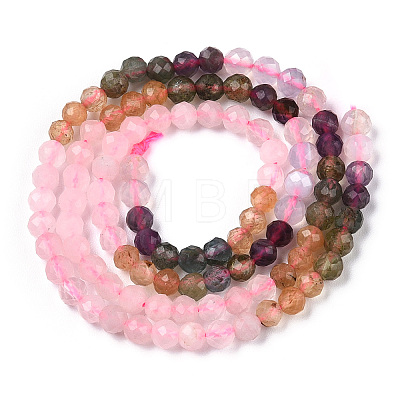 Natural & Synthetic Mixed Gemstone Beads Strands G-D080-A01-01-01-1