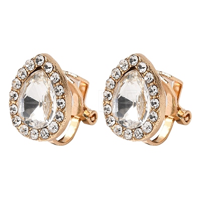 Alloy Silicone Clip-on Earrings EJEW-Z120-02G-02-1