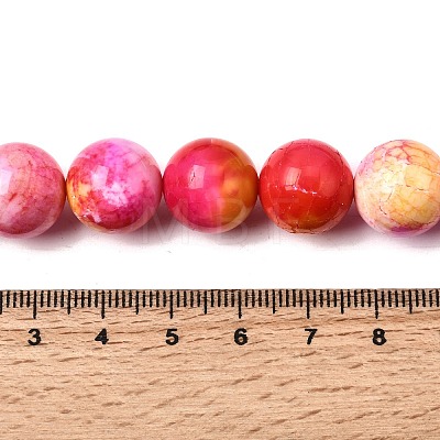 Natural Agate Beads Strands G-Z145-B01-14mm-B-1