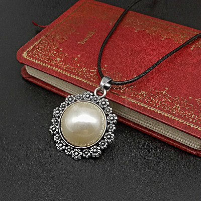 Zinc Alloy Pendant Necklaces BQ0290-1