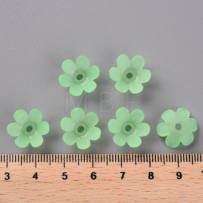 Frosted Acrylic Bead Caps MACR-S371-07A-733-1