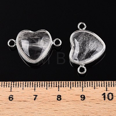 Natural & Synthetic Mixed Stone Love Heart Pendants G-T138-205M-P-1