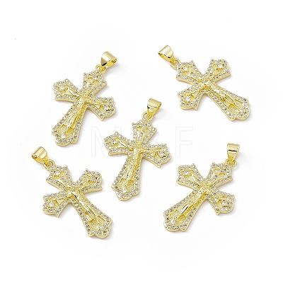 Rack Plating Eco-friendly Brass Charms KK-B065-10G-1