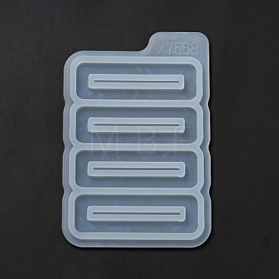 DIY Laser Effect Hair Clip Cabochons Silicone Molds DIY-A034-20-1