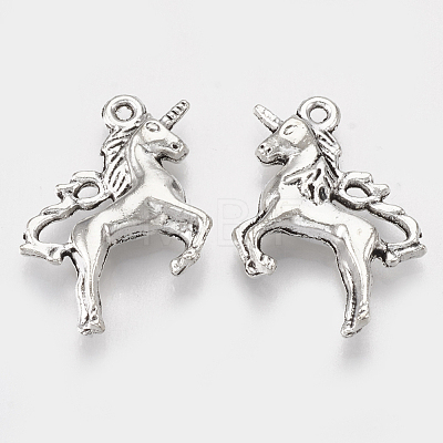 Tibetan Style Alloy Pendants TIBEP-T052-28AS-RS-1