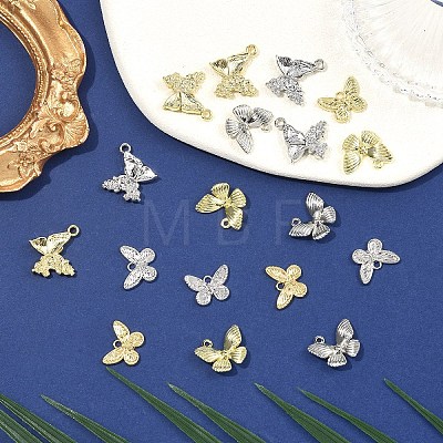 18Pcs 6 Styles Alloy Pendants FIND-YW0011-81-1