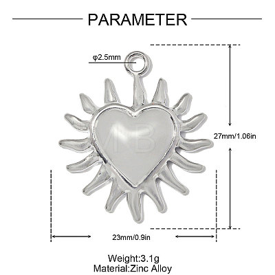 Zinc Alloy Pendants AL-OY001-01P-1