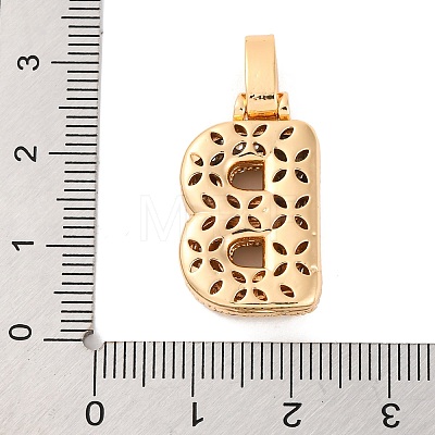 Brass Micro Pave Cubic Zirconia Pendants KK-C076-29B-G01-1