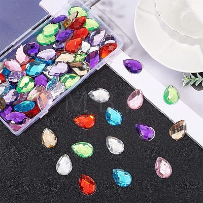 Fingerinspire 80Pcs 8 Colors Extra Large Jewelry Sticker TACR-FG0001-04-1