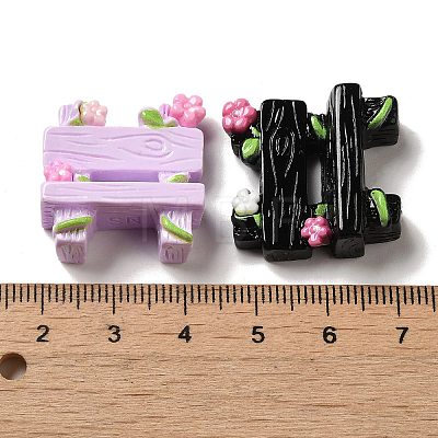 Opaque Resin Decoden Cabochons RESI-C044-04-1