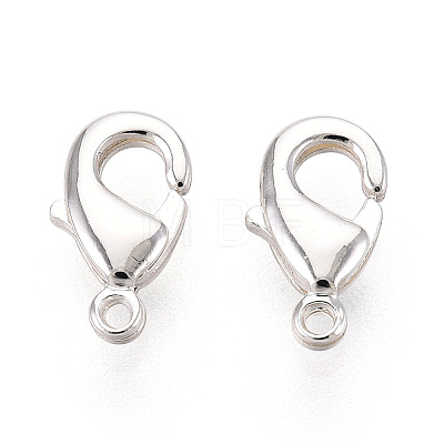 Brass Lobster Claw Clasps KK-YW0004-01A-S-1