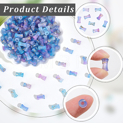 800Pcs Transparent Acrylic Beads OACR-PA0001-98B-1