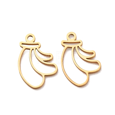 304 Stainless Steel Charms STAS-F367-18G-1