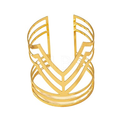 Fashionable Hollow Alloy Cuff Bangles for Women FS-WGDCE3E-01-1