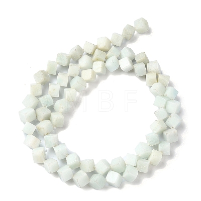 Natural Flower Amazonite  Beads Strands G-C135-D04-01-1