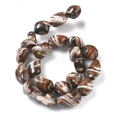 Dyed Natural Trochus Shell Beads Strands BSHE-Z006-02E-1