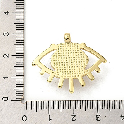 Real 18K Gold Plated Brass Pendants KK-L209-004G-01-1