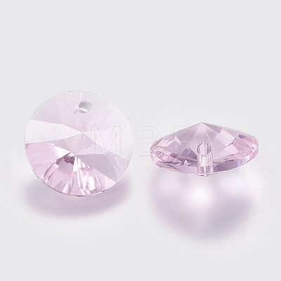 Faceted Glass Rhinestone Charms RGLA-F049-12mm-223-1