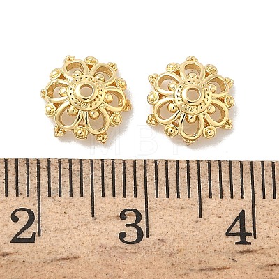 Brass Bead Caps KK-B166-17G-1