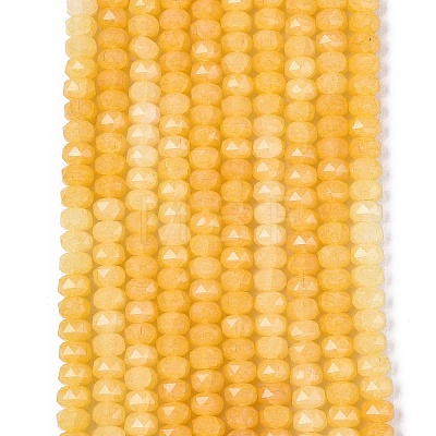 Imitation Jade Crackle Glass Beads Strands GLAA-N068-01A-A05-1