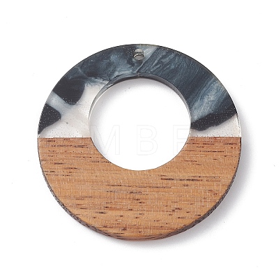 Resin & Walnut Wood Pendants WOOD-C016-01F-1