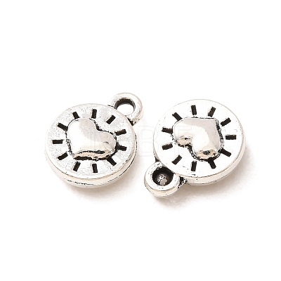 Tibetan Style Alloy Charms AL-CBA5212-05AS-1
