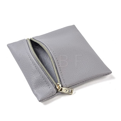 Imitation Leather Jewelry Storage Zipper Bags ABAG-G016-01B-04-1