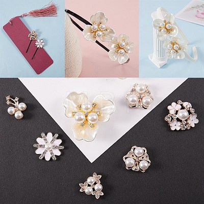 20Pcs 10 Styles Alloy Decorate Use for DIY the Bag or Hair accessories FIND-SZ0001-54-1