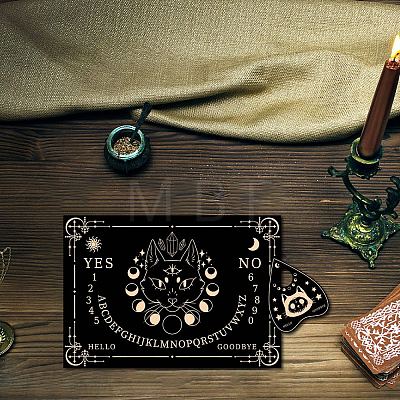 Pendulum Dowsing Divination Board Set DJEW-WH0324-070-1