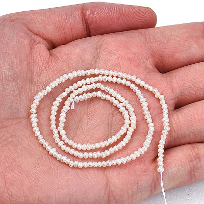 Natural Cultured Freshwater Pearl Beads Strands X-PEAR-N013-02B-1