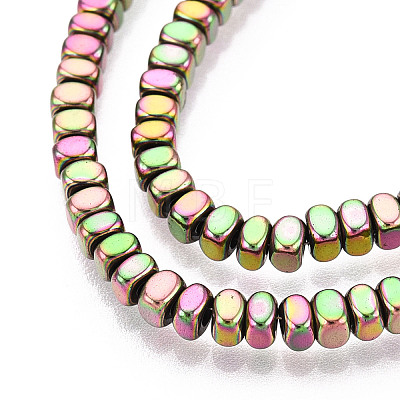 Electroplated Synthetic Non-magnetic Hematite Beads Strands G-T139-61E-1