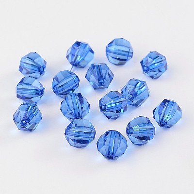 Transparent Acrylic Beads PL990Y-4-1