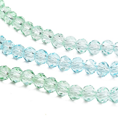 Transparent Painted Glass Beads Strands DGLA-A034-T4mm-A16-1