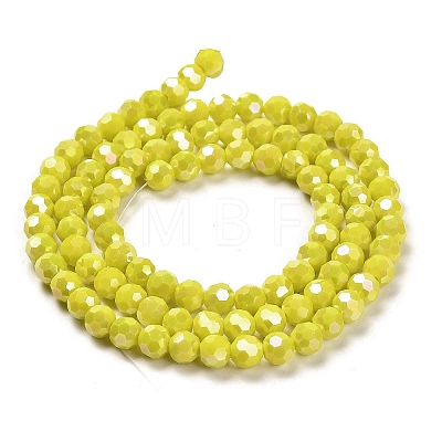 Opaque Glass Beads Stands EGLA-A035-P6mm-B04-1