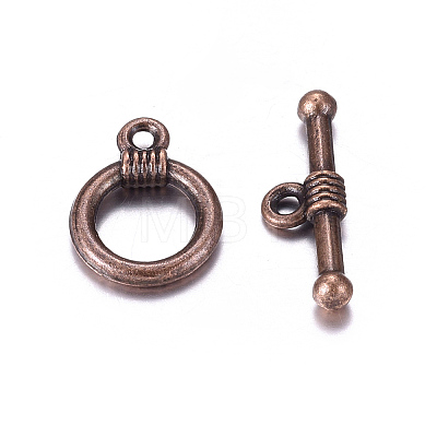 Tibetan Style Alloy Toggle Clasps LS-RLF0034Y-NF-1