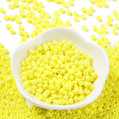 Baking Paint Glass Seed Beads SEED-H002-I-B501-1