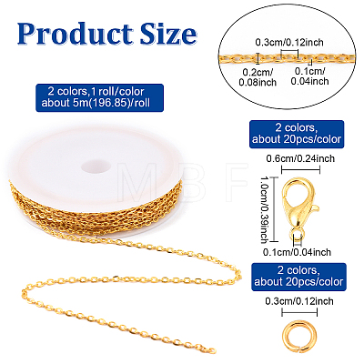 10M Iron Cable Chains DIY-YW0017-30-1