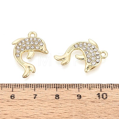 Alloy & Crystal Rhinestone Pendants PALLOY-T095-11KCG-1